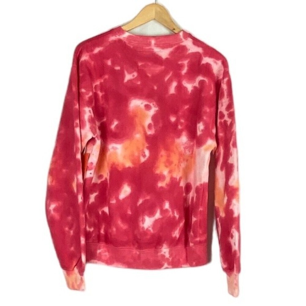 La Detresse Sweatshirt Womens Tie Dye LOrange Pullover - NEW - Picture 4 of 7